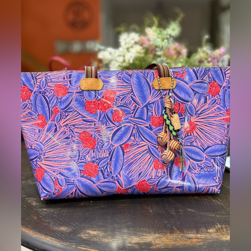 Consuela Breezy East West Tote with Consuela Bag Charm